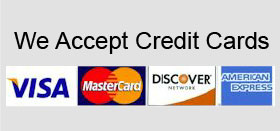 We accept credit cards for garage door repair services We accept credit cards for garage door repair services
